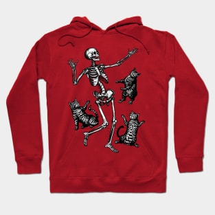 If you feel dead, just dance with cats! #2 Hoodie